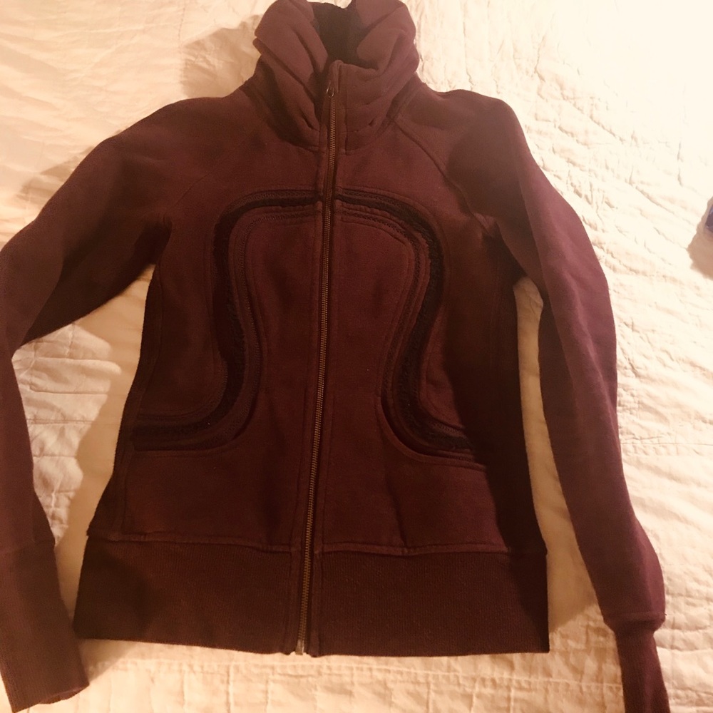 Lululemon cuddle up Sherpa jacket sweatshirt sz 4 - Picture 2 of 8